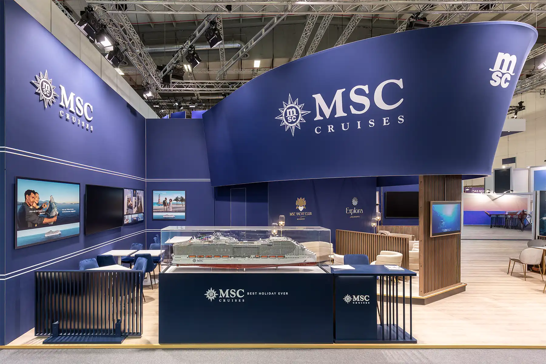MSC Stand auf der Internationalen Tourismus Börse in Berlin